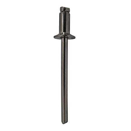 Irwin Blind Rivet, Countersunk Head, 0.125 in Dia., 0.265 in L, Stainless Steel Body, 1000 PK PTTK402